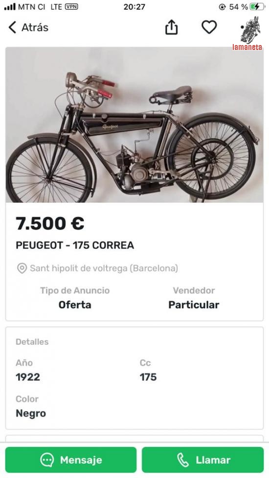 Peugeot Correa  -  175 cc