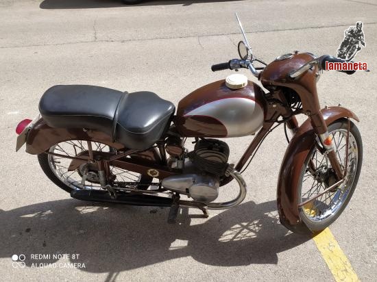 DERBI 125cc cabeza de hormiga 1957  -  125 cc