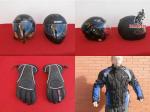 Vendo cascos, guantes y cazadora térmica según se muestra 