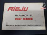 manual original y nuevo para rieju maratón 50