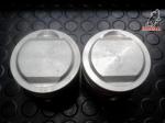 pareja de pistones para moto guzzi le mans . medida a 83 mm . son nuevos a estrenar de la epoca , fabricado por mondial de 1  cal