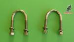 bridas para ducati clÁsica, realizadas en acero inoxidable , identicasa las originales. <br>mÁs recambios ducati consultar, 