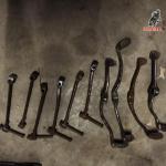 Palancas cambio de marchas y palancas arranque para Montesa Brio. 