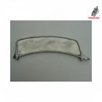 Placa para matricula delantera en aluminio fundido con reborde, tipo Triumph, pero adaptable a cualquier guardabarros de 19 pulgad