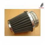 Filtro de aire de goma con malla de acero, para entradas de 48 mm. de diametro. Nuevo