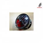 Piloto replica del famoso Miller, decada de los 40 y 50, para motocicletas inglesas, negro y cromado con la leyenta STOP. Nuevo