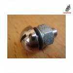 Tornillo Cabeza Redonda Cromado<br>Tornillo con tuerca, rosca 14 W, con cabeza redonda cromada. Ideal para guardabarros, guardacad