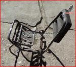 Portabultos trasero de Vespa 200, de segunda mano, negro, na