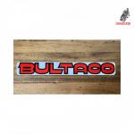Adhesivo Bultaco rojonegro<br>Longitud 407mm<br>Material ser