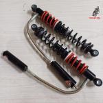 amortiguadores betor gas negro  rojo frontera<br>juego de 2 