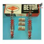 Amortiguadores Betor muelle cromado y cuerpo rojo, 30 cms distancia entre ejes. Para Ducati 24 Horas de 1 Serie Y Montesa Impala s