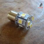 Reemplaza bombilla convencional 6 V BA15S de 18  21 Watios. Gracias a la tecnologia LED tiene una vida casi indefinida y un consum