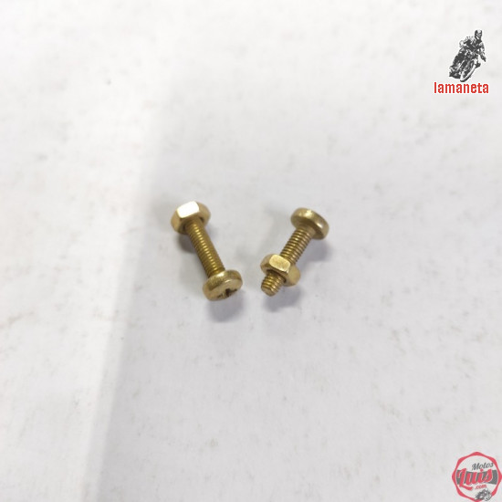 Tornillos laton cerradura caja...