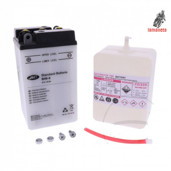 Bateria 6 voltios b496 dimen. 91 x ...