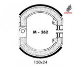 zapatas de freno mgh 262<br>vespa<br>vespa 150 sprint veloce delantera. <br>vespa 160 gs delantera. <br>vespa 180 ss delantera. <b