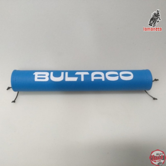 Protector manillar bultaco azul...