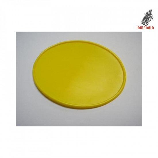 Ovalo portanumeros 28x23 amarillo  ...