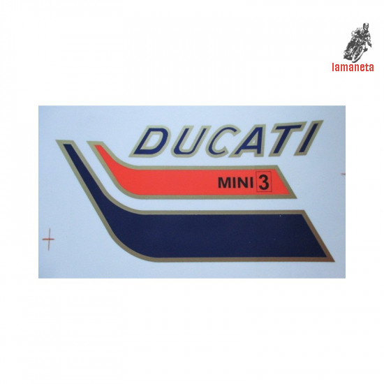 Ducati mini 3 adhesivo izquierdo  