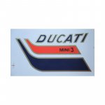 ducati mini 3 adhesivo izquierdo  