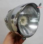 Faro Rinder original modelo 9. <br>Para motos clasicas. <br>Material nuevo de antiguo stock. <br>Pintura gris original. <br><br>De