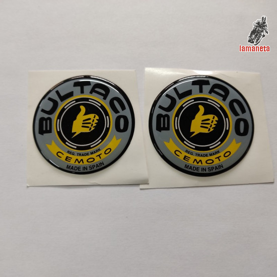Marca deposito bultaco gris pareja ...