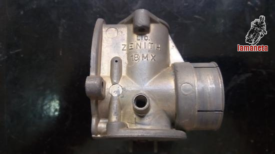 Cuerpo de carburador zenith 18 mx  ...