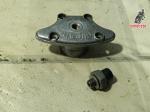 Tapa culata a arbol de levas, Ducati 250, 350, para instalar detector de presion de aceite. <br><br>Desconozco el funcionamiento d
