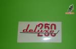 pegatina , adhesivo de vinilo para caja de herramientas ducati 250 deluxe. 