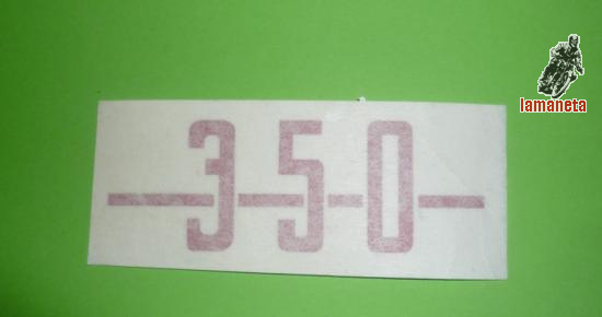 Pegatina, adhesivo para ducati 350 ...
