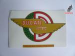 pegatina, adhesivo para deposito de combustible , ducati 160 Ts. 
