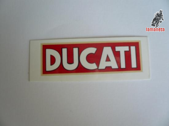 Pegatina, adhesivo ducati, para...