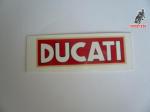 pegatina, adhesivo ducati, para guardabarros trasero. 