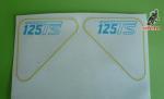 juego pegatinas para caja de herramientas ducati 125 Ts. 