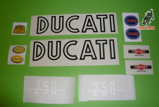 Juego pegatinas ducati road...