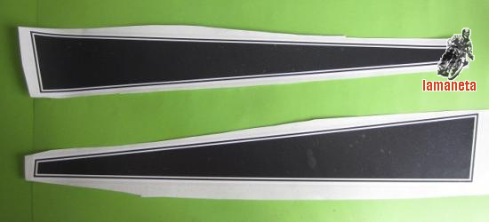 Pegatinas deposito moto morini 350