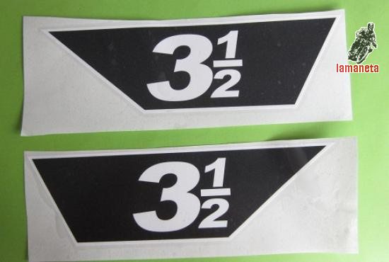 Pegatinas moto morini cajas...