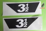 pegatinas moto morini cajas laterales