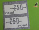 juego pegatinas ducati 250 road