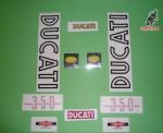 juego de pegatinas ampliado para ducati road 350