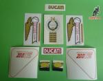 juego pegatinas , adhesivos ducati 200ts