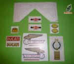 juego pegatinas , adhesivos ducati elite v5