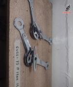 Tijeras  de la suspension de Guzzi 73 .  primera  serie  ESTA  RECIEN CROMADAS  pero creo que  le faltan alguna arandela etc, prec
