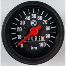 Cuentakilometros Puch Cobra MC75  TT  M82  X30 100 kmh ROJA  Reloj Cuentakilometros para Puch Cobra MC75, Cobra TT, Cobra M82 y Pu