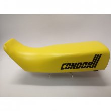 funda asiento puch condor 3 amarilla serigrafiada  funda de asiento para puch condor 3 en color amarillo. nueva, con serigrafiado 