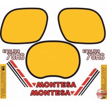 Juego Adhesivos Montesa Enduro H6 75  Kit de adhesivos motos clasicas para MONTESA Enduro 75125 L. Juego de adhesivos  Vinilo para
