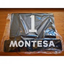 montesa cota 25 placa porta numero con soportes y adhesivos  montesa cota 25 placa porta numero con soportes y adhesivos