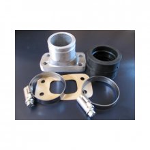 montesa impala y otras tobera de admision de aluminio con kit para montar carburador dellorto 28  