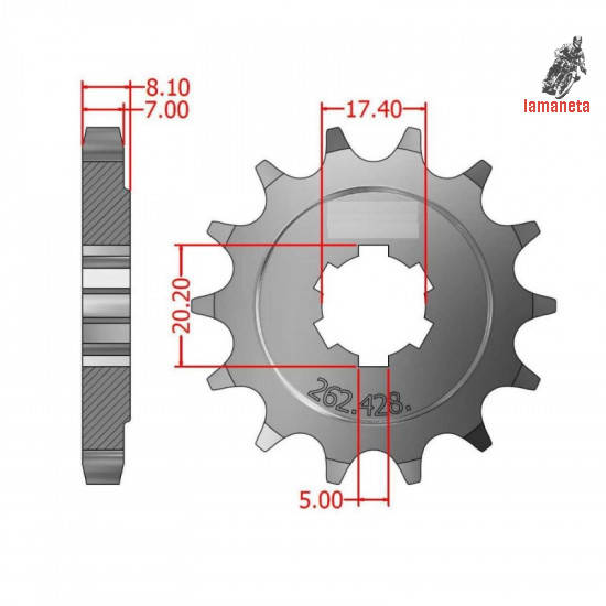 Pion montesa brio 80  81  82  90...