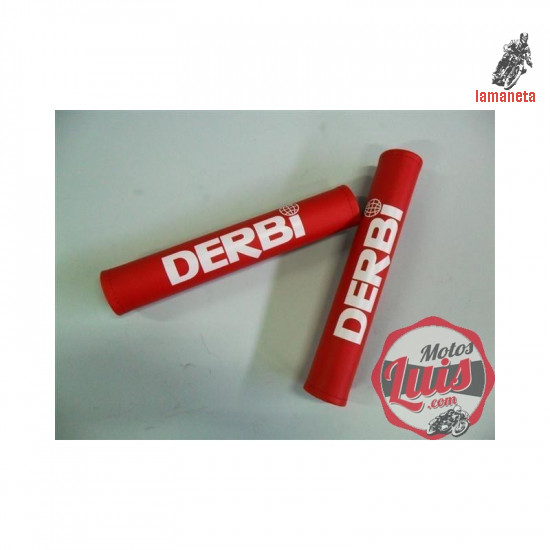 Protector manillar derbi rojo...
