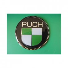 puch emblema del deposito en relieve  